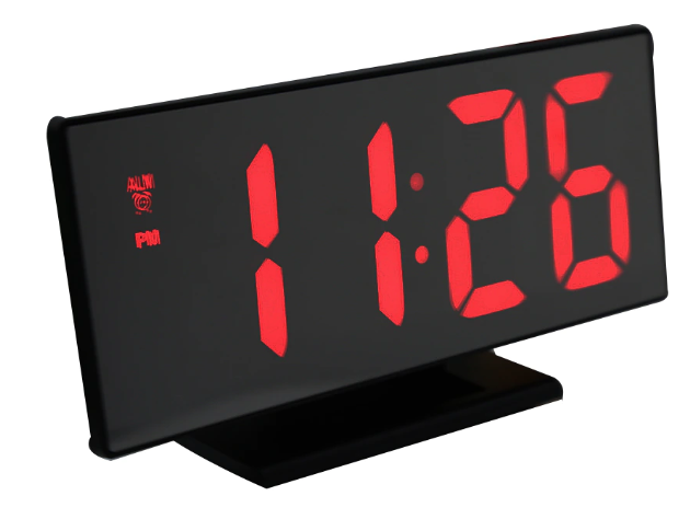 Ceas digital led mirror clock cu afisaj ROSU , DS-3618L